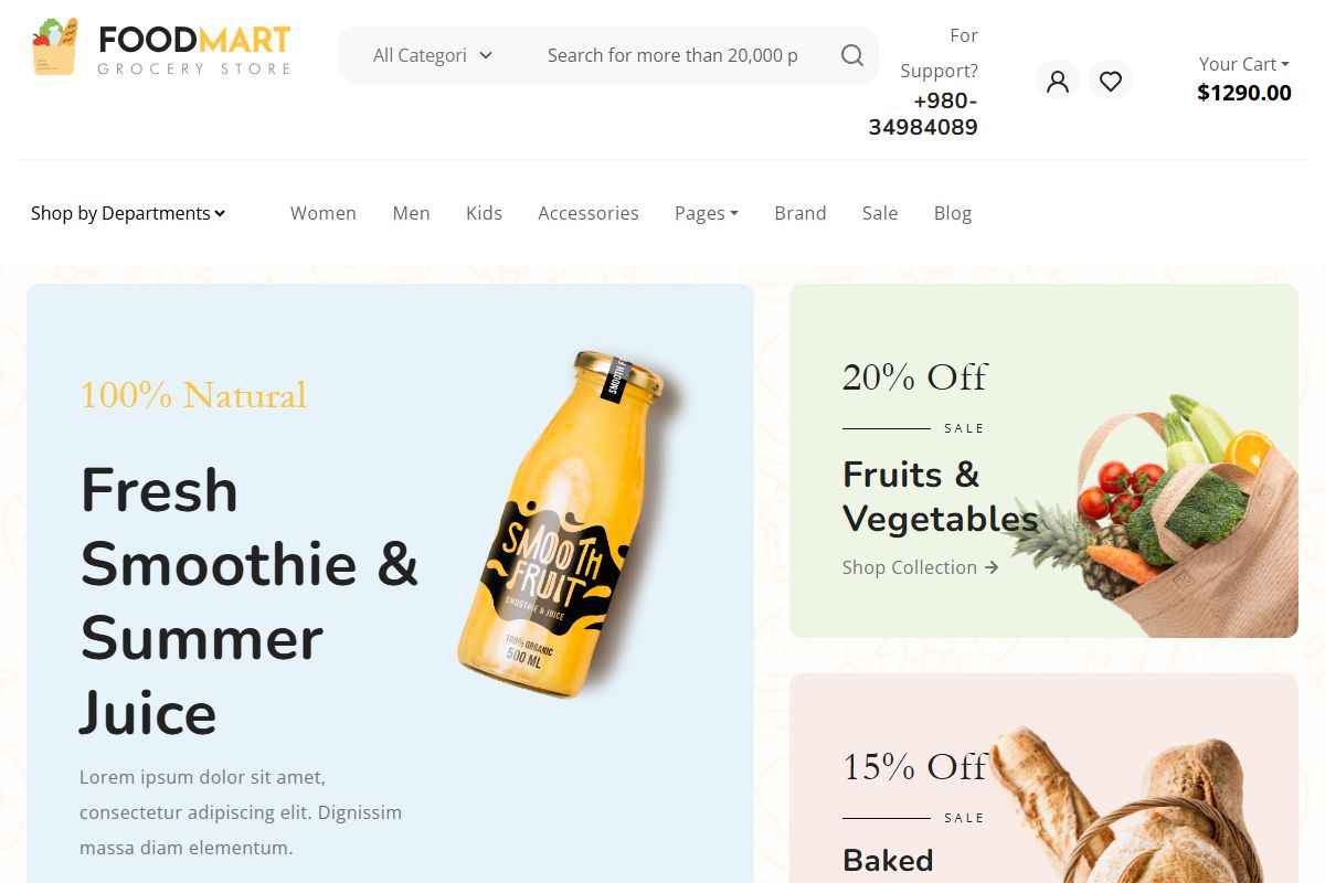 Foodmart Free Ecommerce Grocery 195