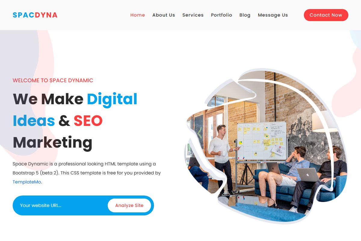 Space Dynamic Seo Html5 Template 70