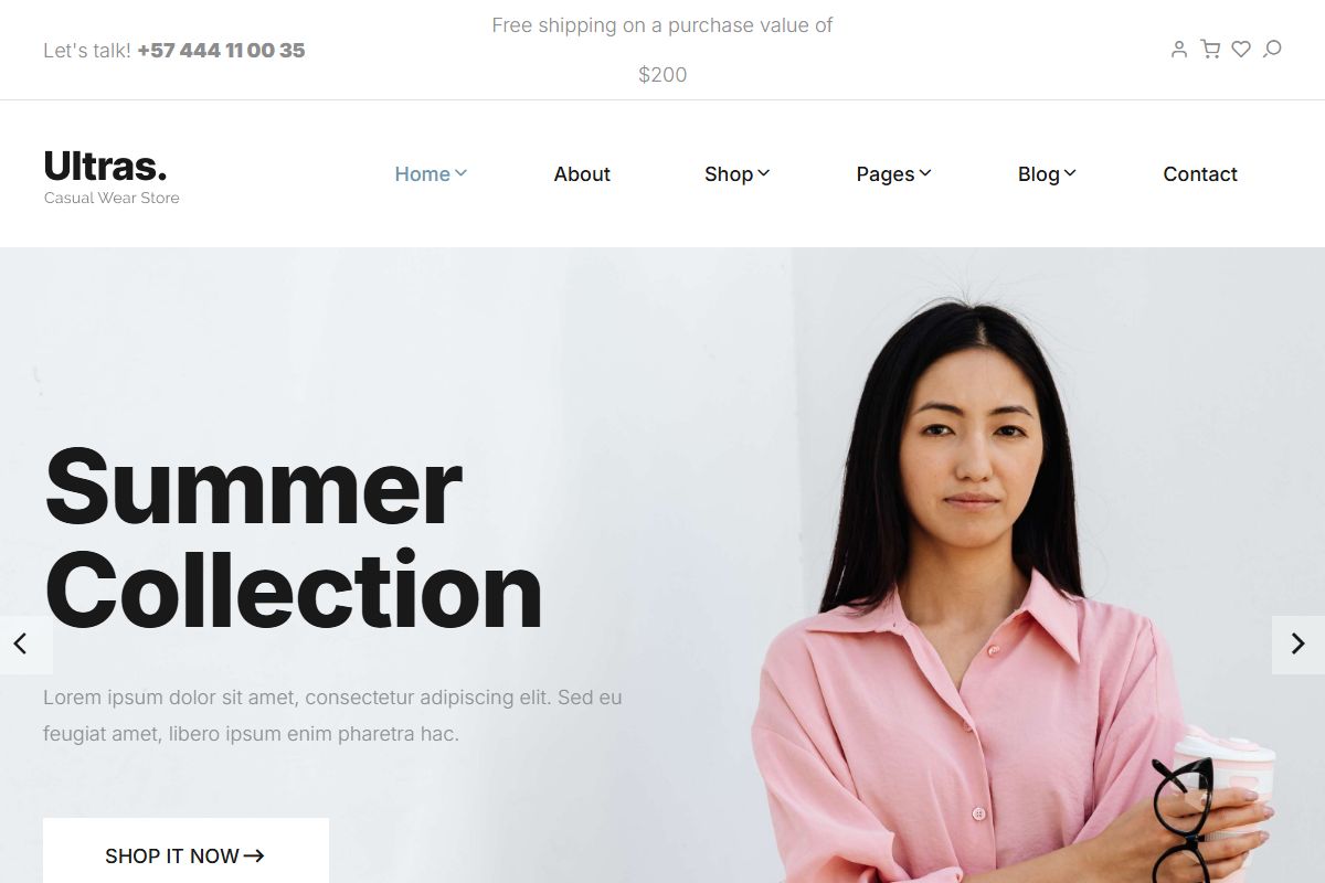 Ultras Clothing Store Ecommerce 213