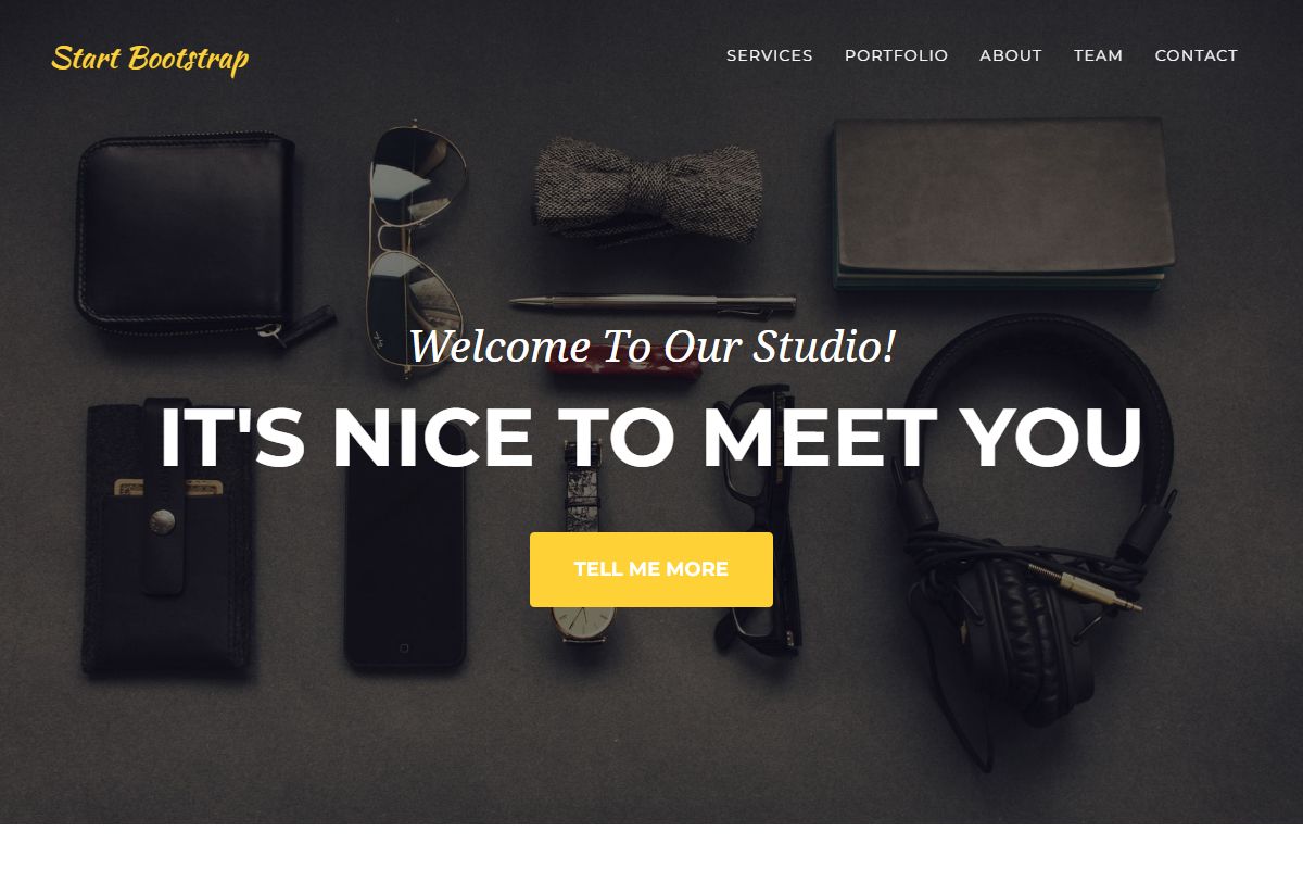 Agency Start Bootstrap Theme