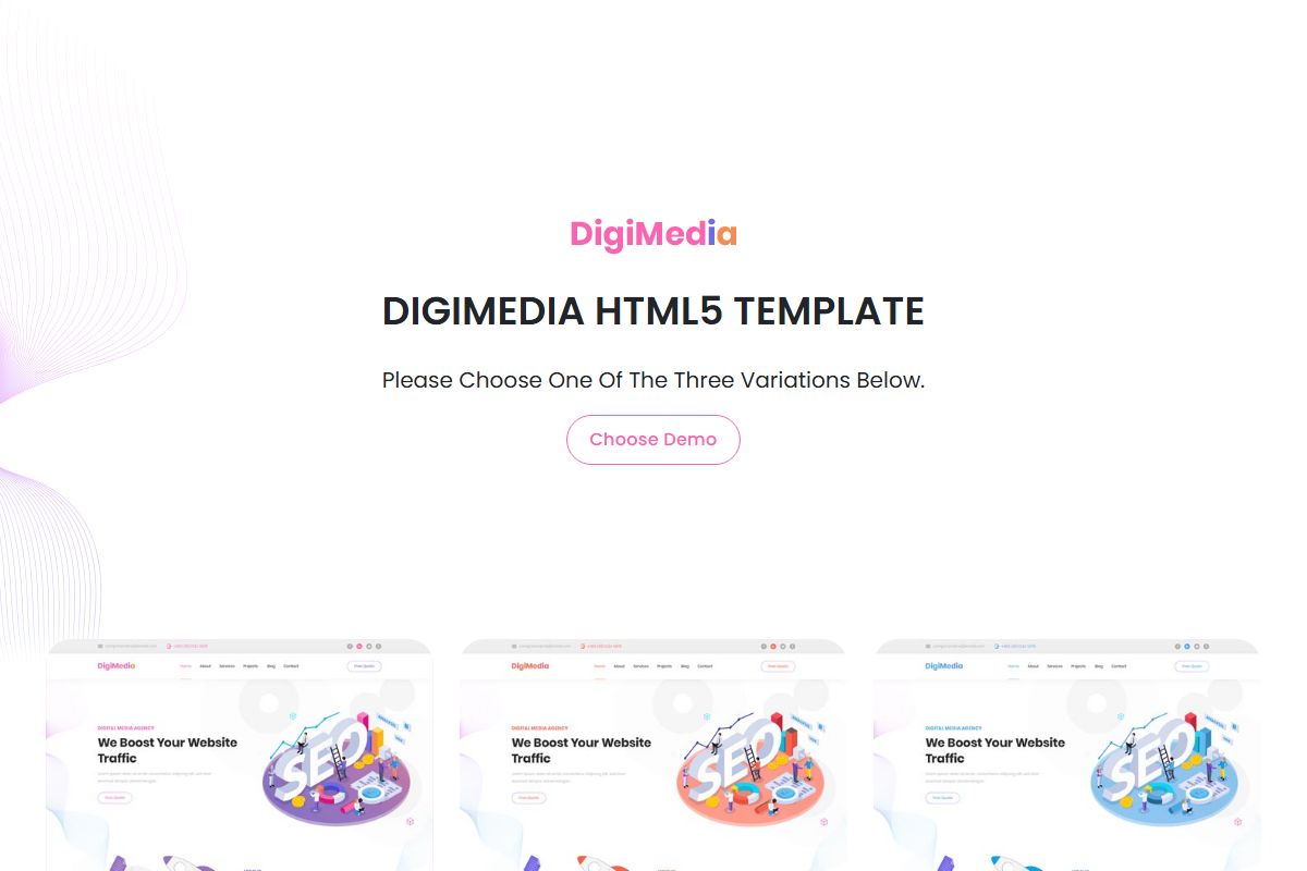 Digimedia Html5 Template