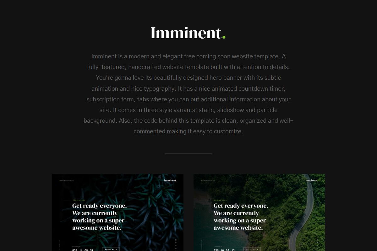 Imminent