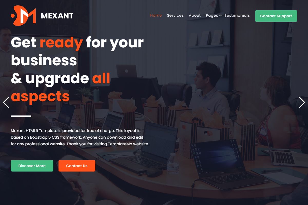 Mexant Financial Html5 Template 507