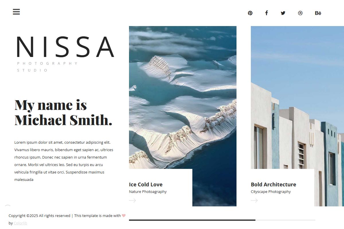 Nissa Photography Studio Html