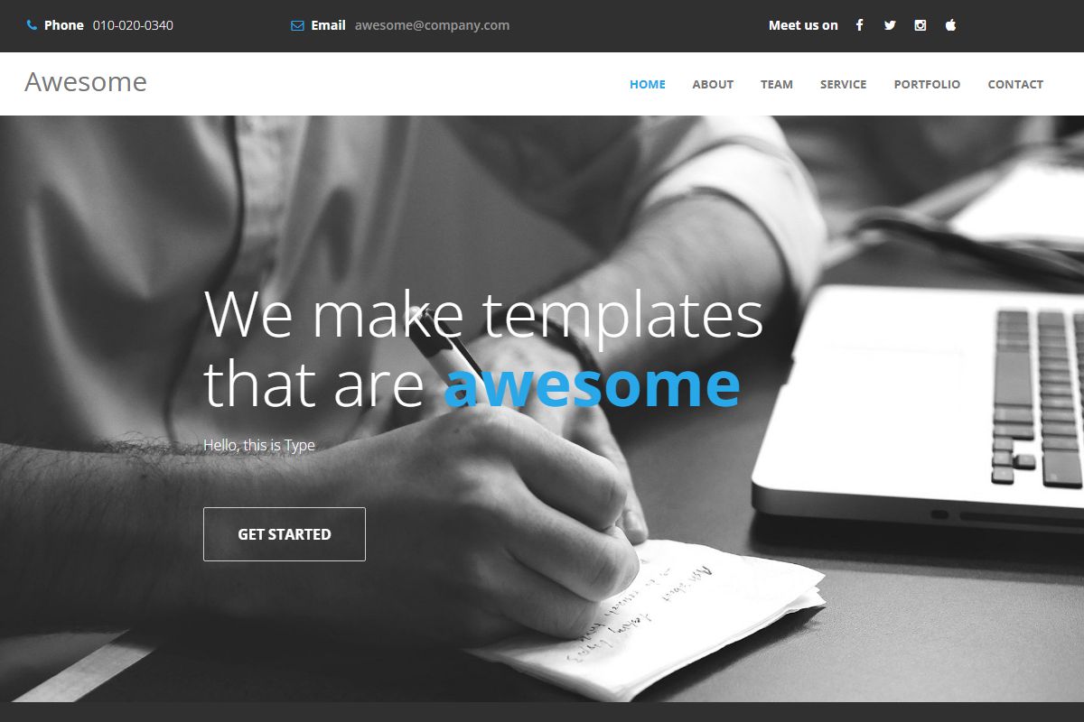 We Make Templates That Are Awesome