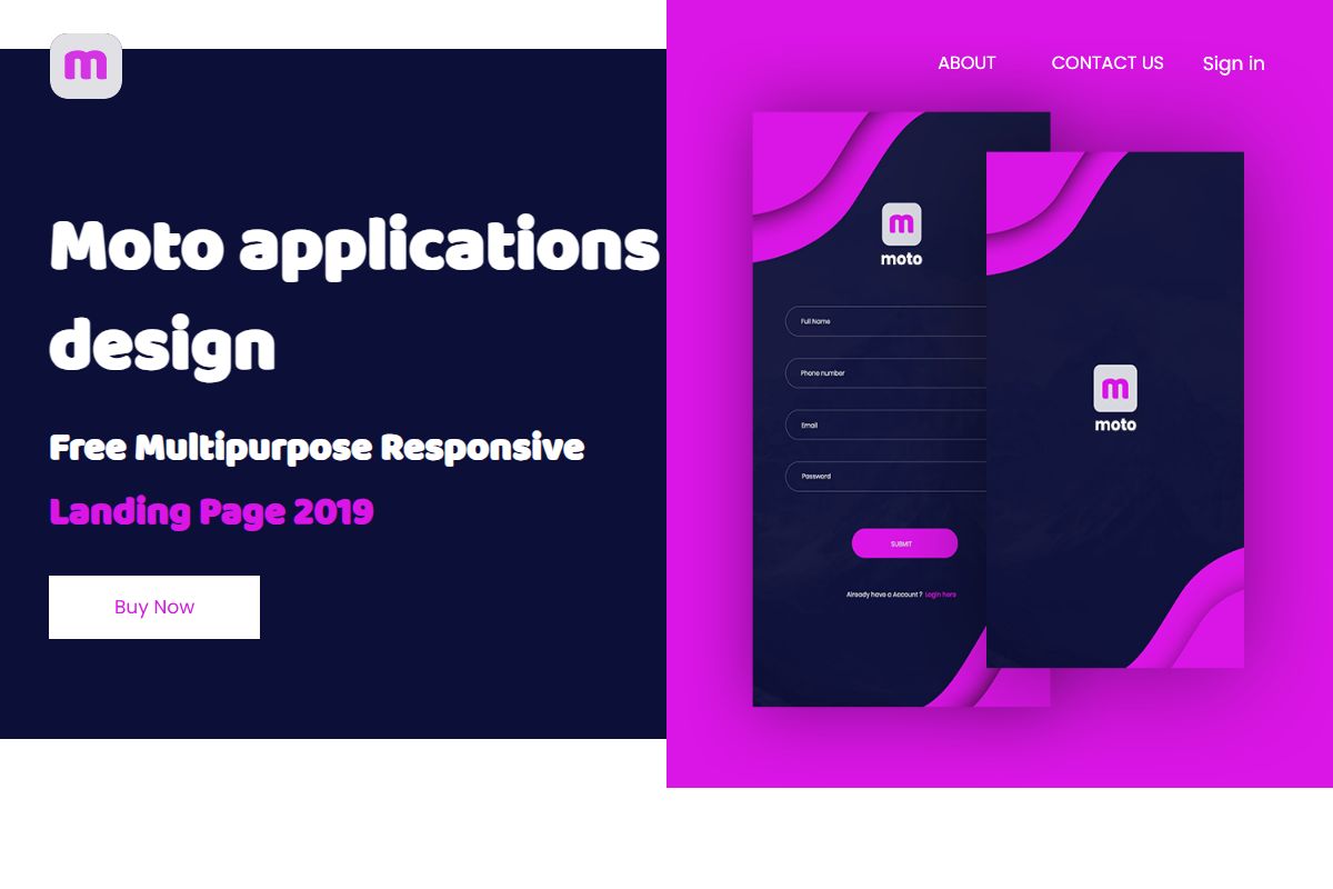 Moto Applications Design